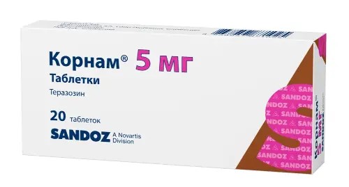 Корнам табл. 5мг №20
