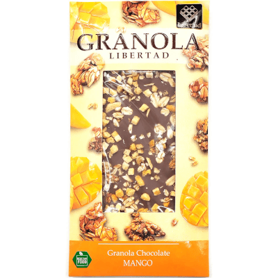 Шоколад молочный Granola Libertad с гранолой и манго 80г