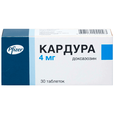Кардура табл. 4мг №30