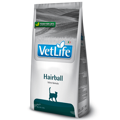 Фармина Vet Life Hairball Корм сухой для кошек диета выведение комочков шерсти 2кг