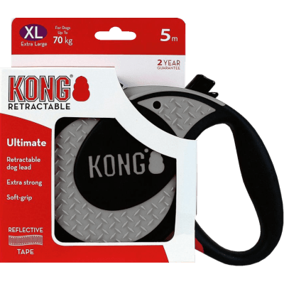 Конг Поводок рулетка ultimate лента серая р.XL 5м (до 70кг) Конг Поводок рулетка ultimate лента серая р.XL 5м (до 70кг)