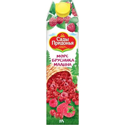 Сады придонья Морс брусника/малина 1л