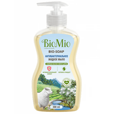 Biomio/Биомио Мыло жидкое антибактериальное чайное дерево bio-soap 300мл