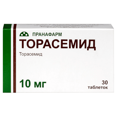 Торасемид табл. 10мг №30