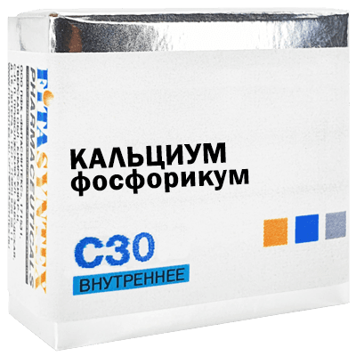 Кальциум фосфорикум 30 др. гомеопат. 10г