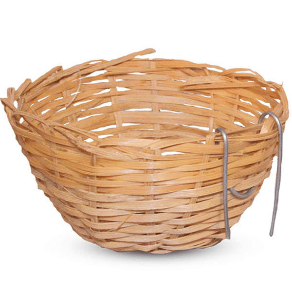 Триол Гнездо для птиц natural из лозы d 9х6,5см