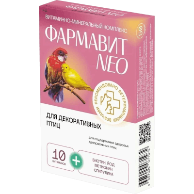 Фармавит Нео для декоративных птиц 50г