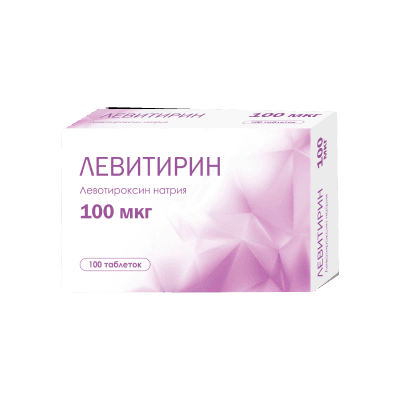 Левитирин табл. 100мкг №100 Левитирин табл. 100мкг №100